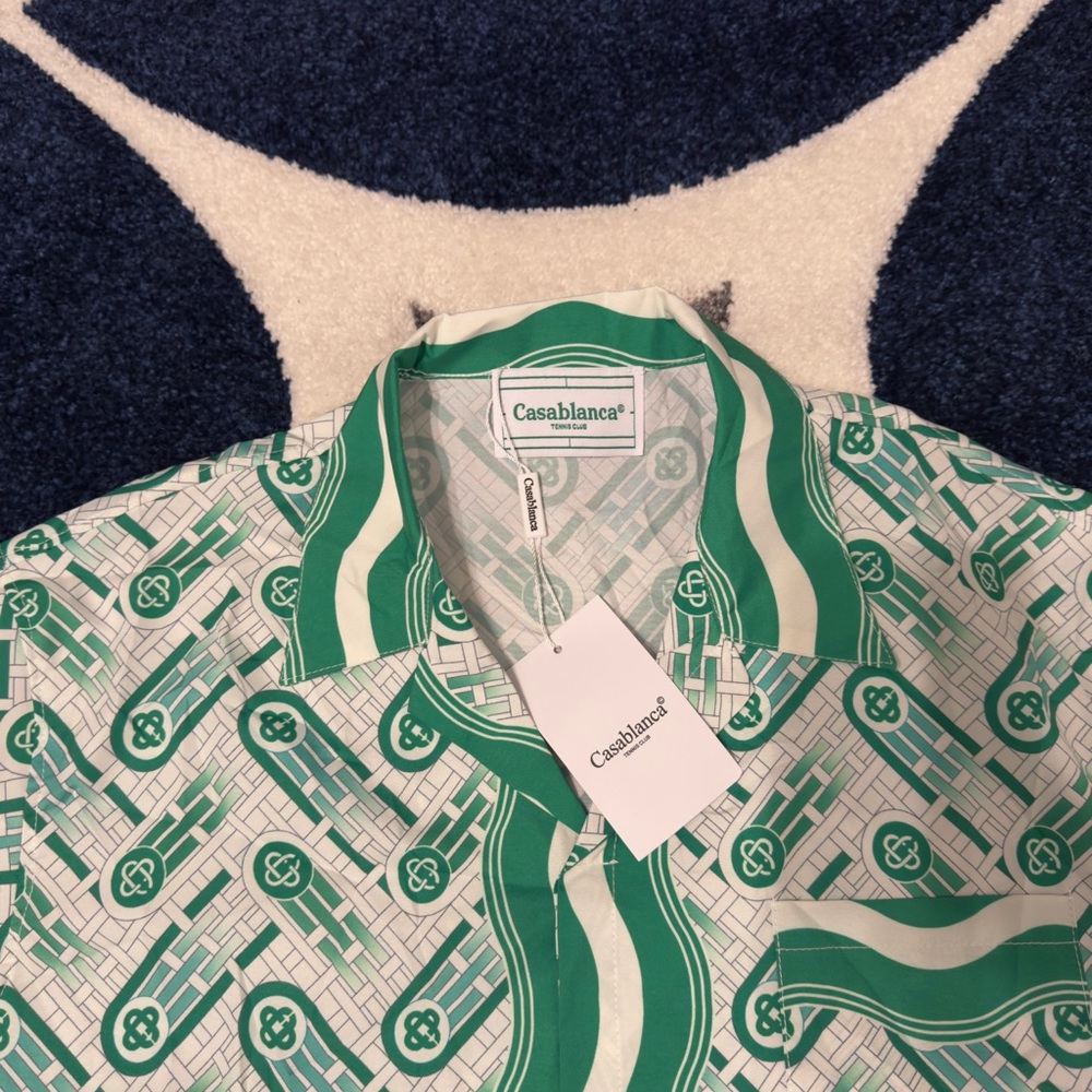 Casablanca Green and White Set Men’s Large - Picture 3 of 7